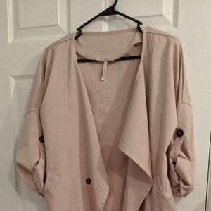 Lightweight tan jacket (2/$10)